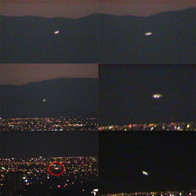 Multi Shot of UFO Santiago Chile 2005