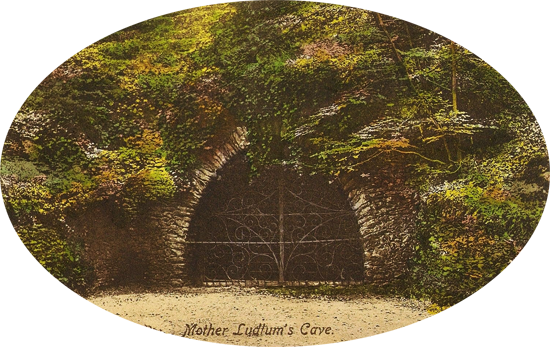The Cave -An  Edwardian Postcard