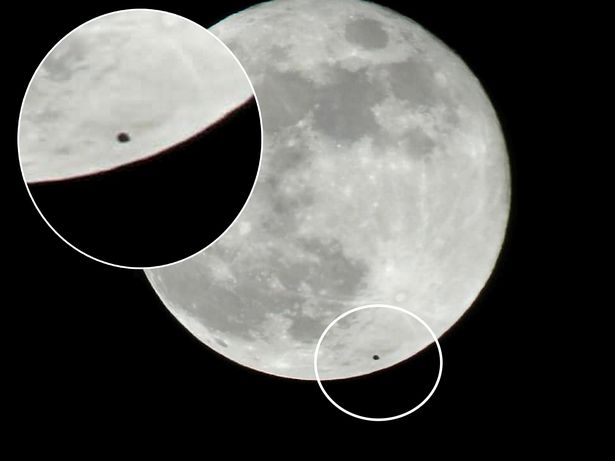 Mystery Object Captured Going Across Moon 31-01-18